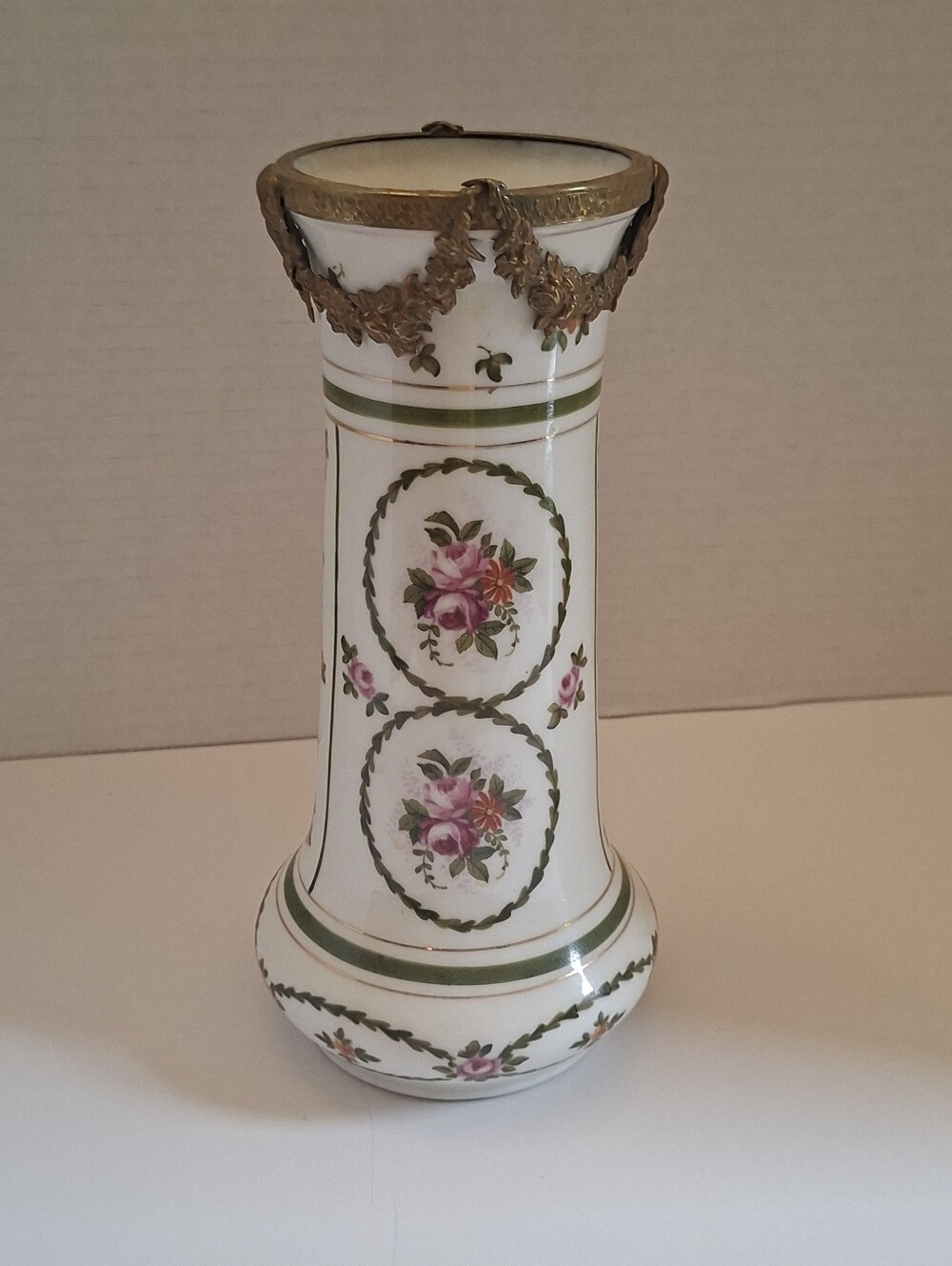 Vintage Limoges Versailles Pattern Porcelain Vase 1920- 1940